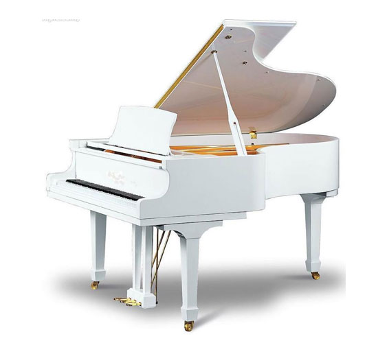 里特米勒三角钢琴R8白色 