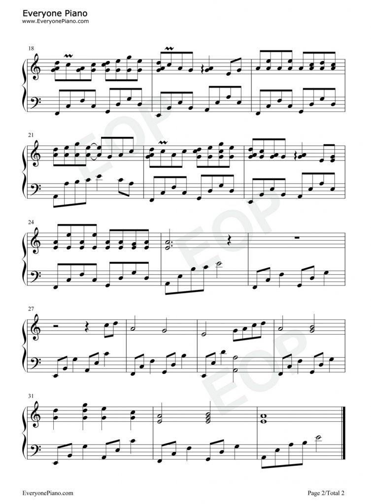 抖音热歌莫问归期钢琴版，附简谱