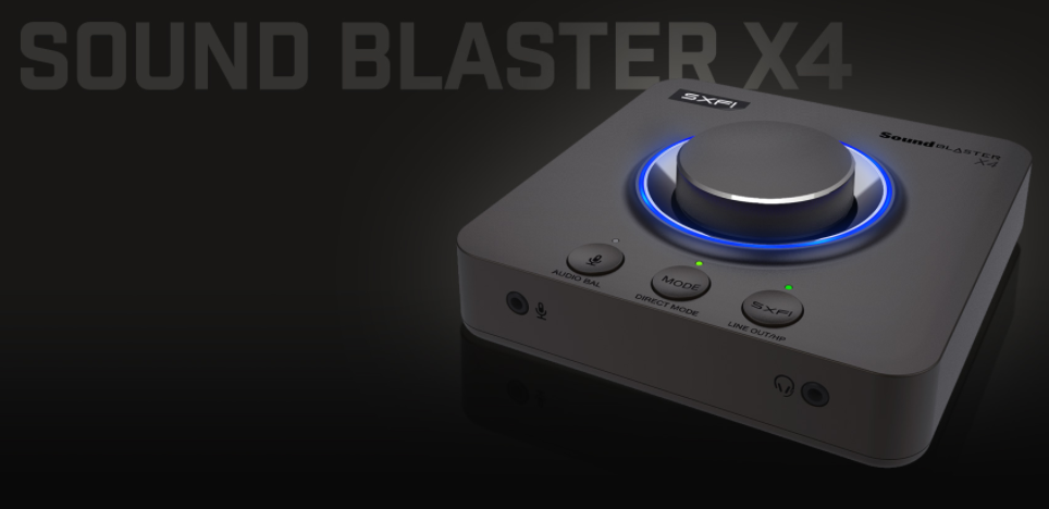SOUND BLASTER X4声卡，成为你工作娱乐的好助手